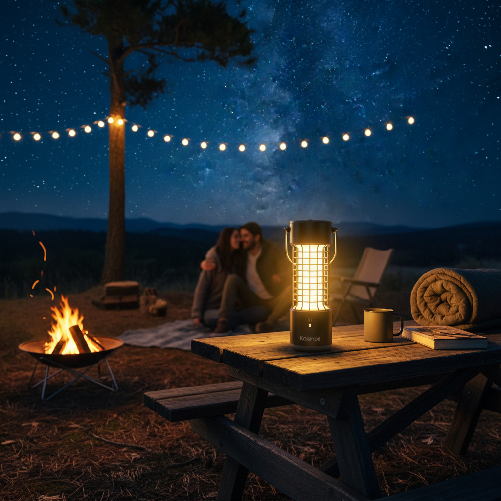 Comprehensive Review: The Koshoo Bug Zapper for Elevated Camping Experiences
